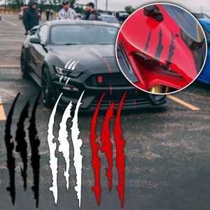 Naljepnice s tragovima kandža za auto (4 kom) | SHINECLAW