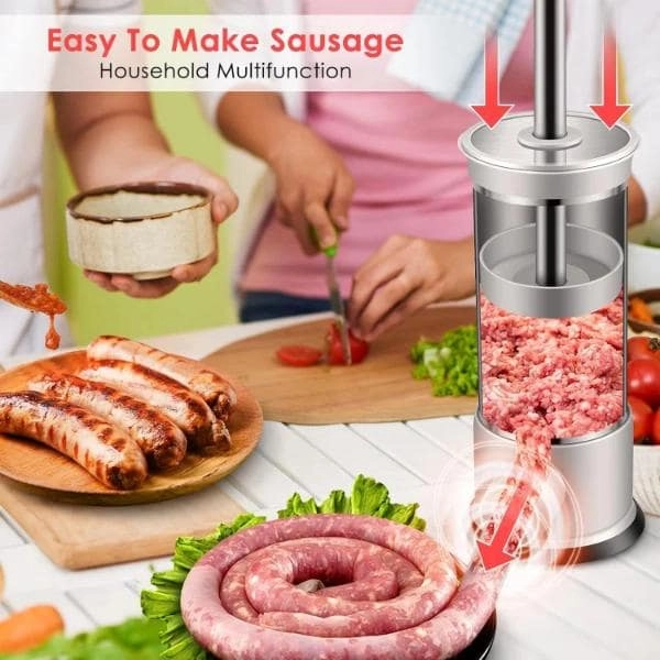 Punjenje kobasica uređajem STUFFTASTIC