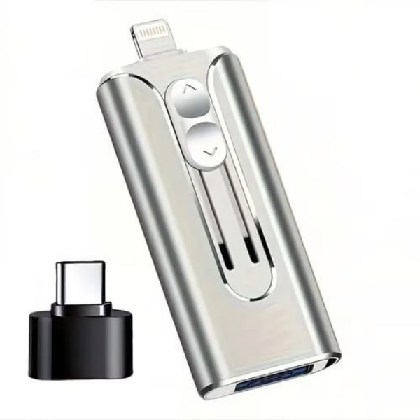 Srebrni DATAFLEX USB memorijski stick 3-u-1