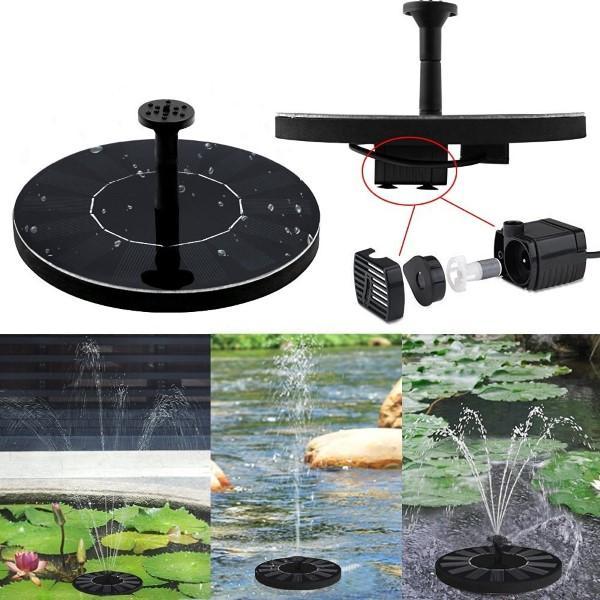 Solarna fontana na vodi