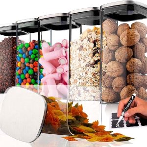 DECOHAUS STORAGE - STAINLESS STEEL LID 6 SET - 160