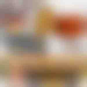 DECOHAUS STORAGE - BAMBOO LID 10 SET SQUARE