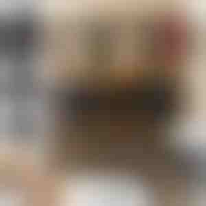 DECOHAUS SPICE JARS 36 PACK - BAMBOO LID