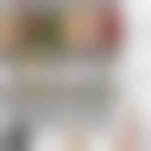 DECOHAUS WHITE LABELS SPICE JARS 24 SET - STAINLES