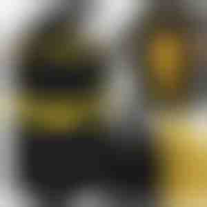 Deco haus® Kanta za smeće (90-120L) - Držač za vreće za smeće - Kanta za smeće s poklopcem - Sustav za kuhinjski otpad - Čvrsti držač za vreće za smeće - CRNA