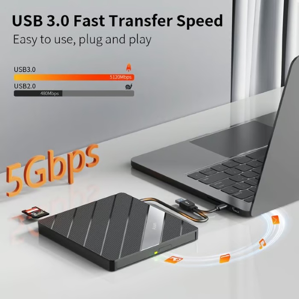 USB 3.0, SD i TF priključci uređaja LAPDISC