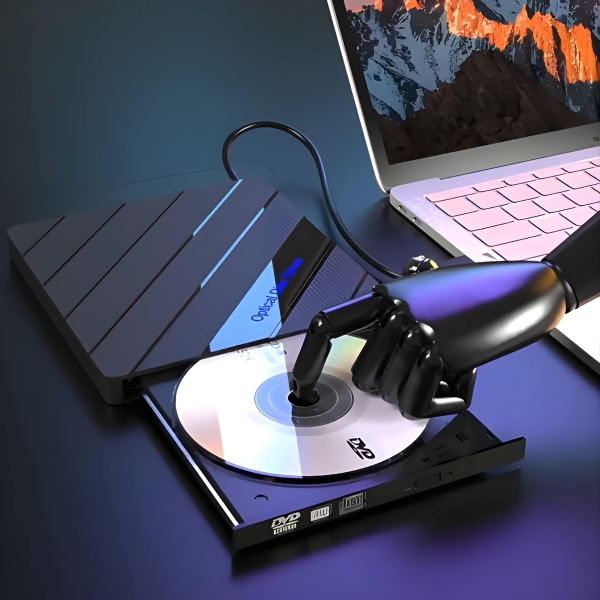 LAPDISC vanjski DVD pogon i USB hub